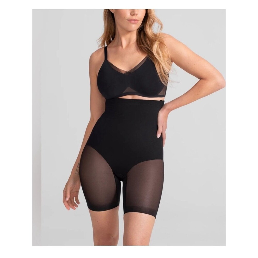 HoneyLove SuperPower Short Shapewear VAMP BLACK Plus size 2X